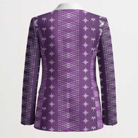 Purple Samoa Malu Tattoo Inspired Blazer LT05 - Polynesian Pride