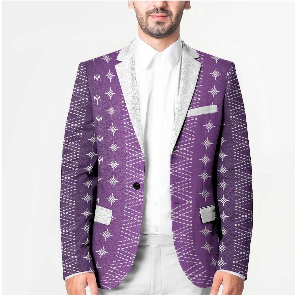Purple Samoa Malu Tattoo Inspired Blazer LT05 - Polynesian Pride