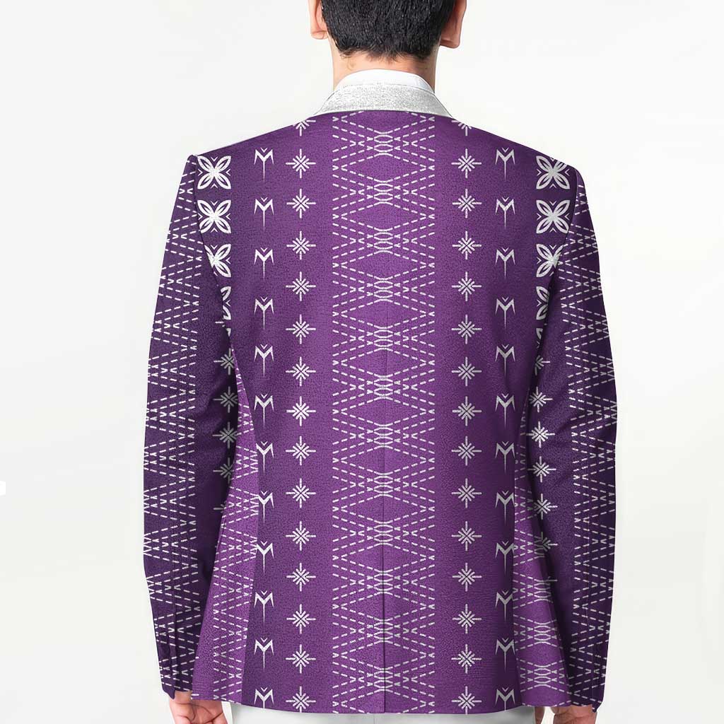 Purple Samoa Malu Tattoo Inspired Blazer LT05 - Polynesian Pride