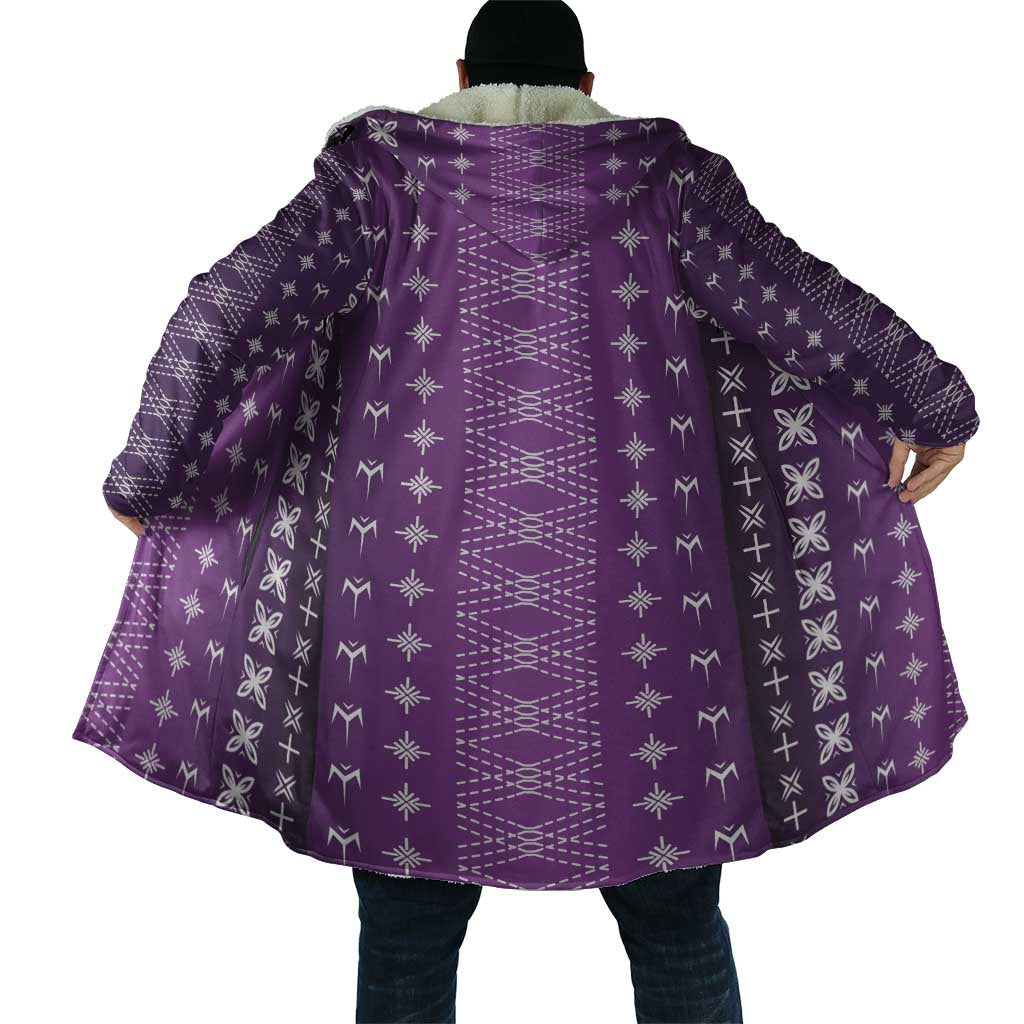 Purple Samoa Malu Tattoo Inspired Cloak LT05 - Polynesian Pride