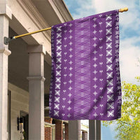 Purple Samoa Malu Tattoo Inspired Garden Flag LT05 House Flag Purple - Polynesian Pride