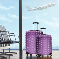 Purple Samoa Malu Tattoo Inspired Luggage Cover LT05 - Polynesian Pride