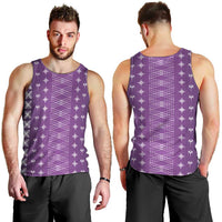Purple Samoa Malu Tattoo Inspired Men Tank Top LT05 - Polynesian Pride