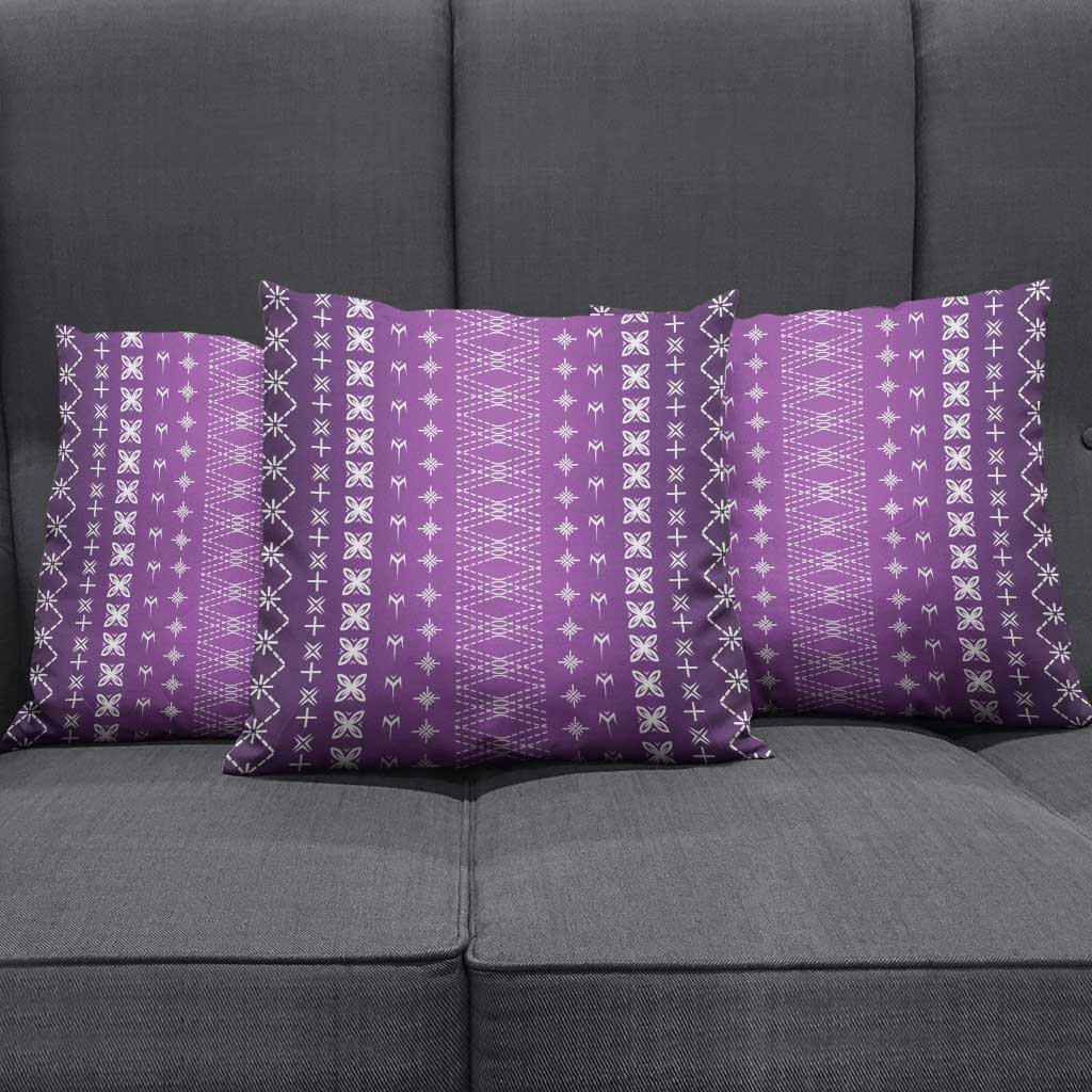 Purple Samoa Malu Tattoo Inspired Pillow Cover LT05 - Polynesian Pride