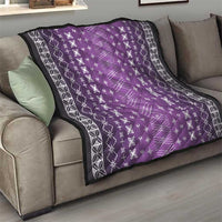 Purple Samoa Malu Tattoo Inspired Quilt LT05 - Polynesian Pride