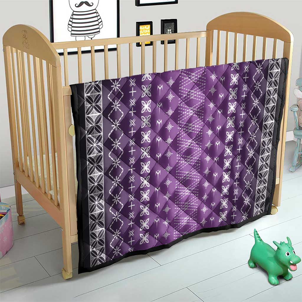 Purple Samoa Malu Tattoo Inspired Quilt LT05 - Polynesian Pride