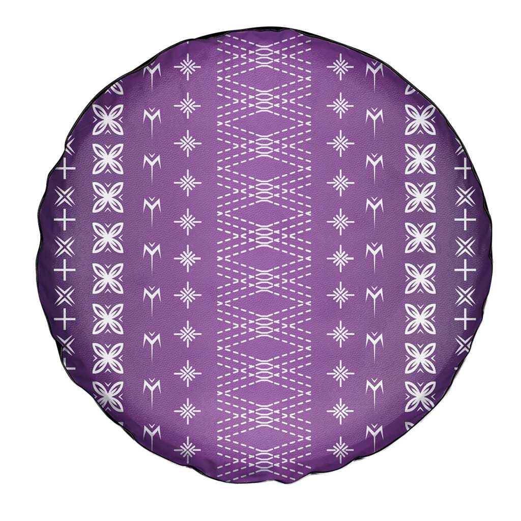 Purple Samoa Malu Tattoo Inspired Spare Tire Cover LT05 - Polynesian Pride