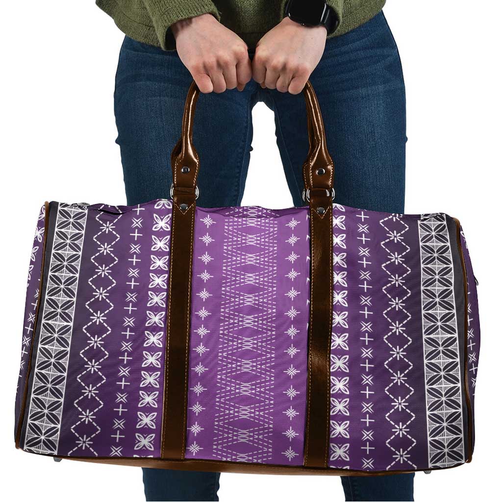 Purple Samoa Malu Tattoo Inspired Travel Bag LT05 Purple - Polynesian Pride