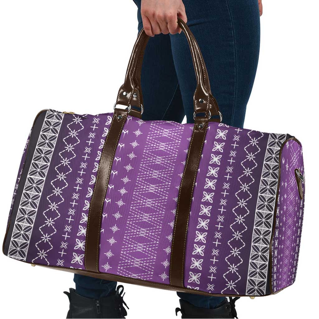 Purple Samoa Malu Tattoo Inspired Travel Bag LT05 - Polynesian Pride