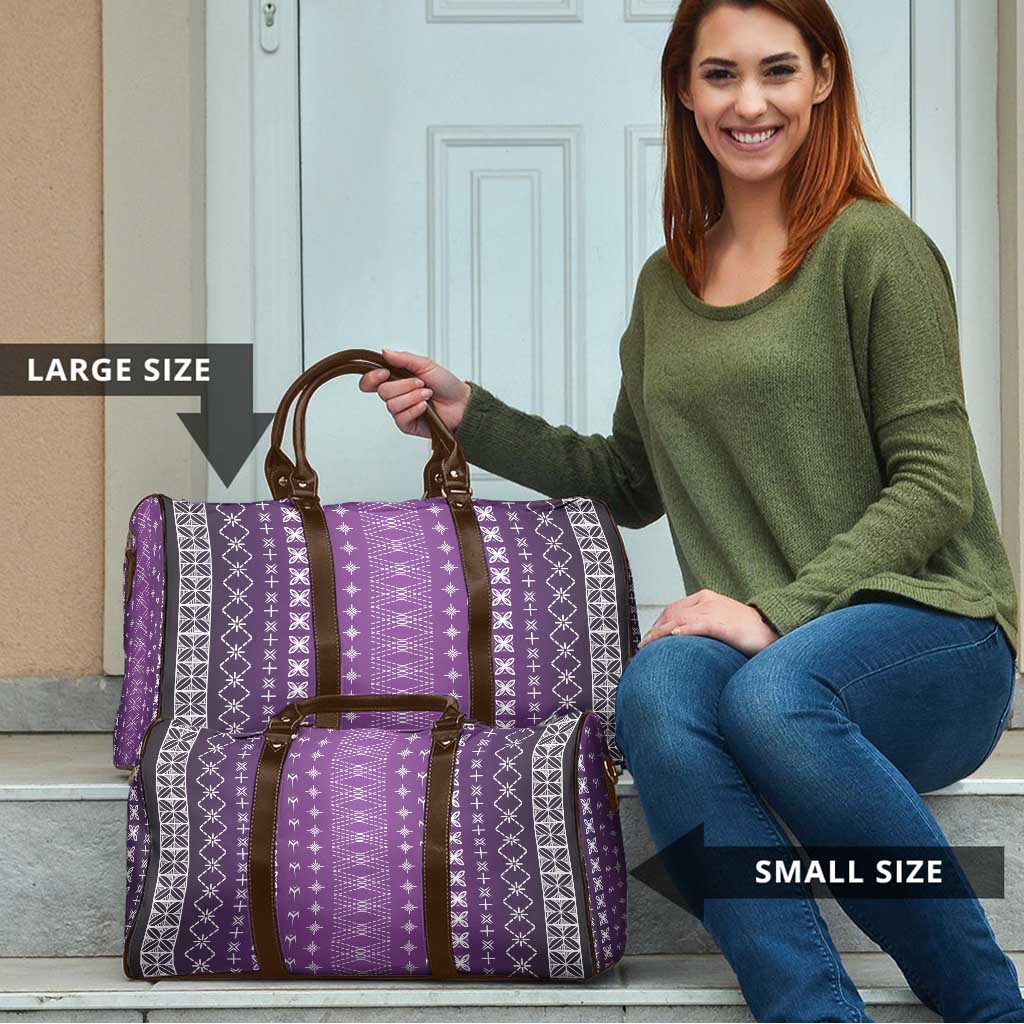 Purple Samoa Malu Tattoo Inspired Travel Bag LT05 - Polynesian Pride