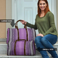 Purple Samoa Malu Tattoo Inspired Travel Bag LT05 - Polynesian Pride