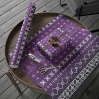 Purple Samoa Malu Tattoo Inspired Wrapping Paper