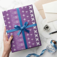 Purple Samoa Malu Tattoo Inspired Wrapping Paper