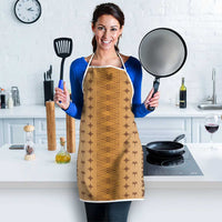 Beige Samoa Malu Tattoo Inspired Apron LT05 - Polynesian Pride