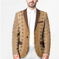 Beige Samoa Malu Tattoo Inspired Blazer LT05 - Polynesian Pride
