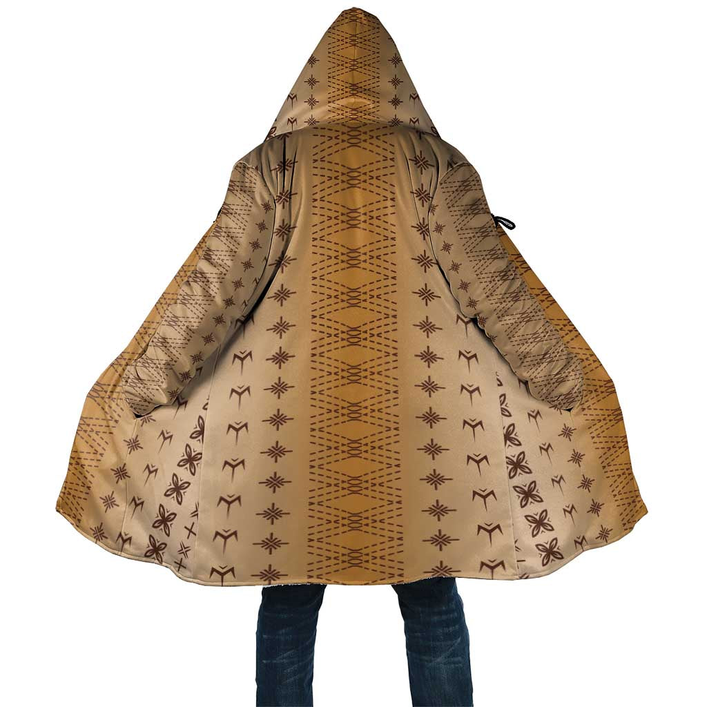 Beige Samoa Malu Tattoo Inspired Cloak LT05 Unisex Beige - Polynesian Pride