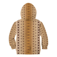 Beige Samoa Malu Tattoo Inspired Kid Hoodie LT05 - Polynesian Pride