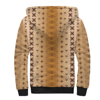 Beige Samoa Malu Tattoo Inspired Sherpa Hoodie LT05 - Polynesian Pride