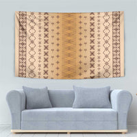 Beige Samoa Malu Tattoo Inspired Tapestry LT05 - Polynesian Pride