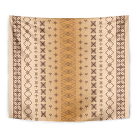 Beige Samoa Malu Tattoo Inspired Tapestry LT05 - Polynesian Pride
