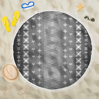 Black Samoa Malu Tattoo Inspired Beach Blanket LT05 One Size 150cm Black - Polynesian Pride