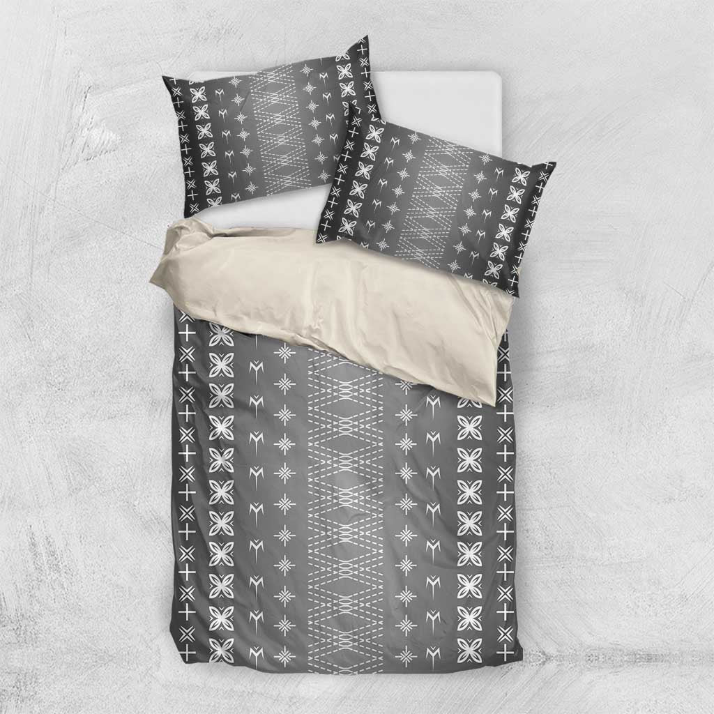 Black Samoa Malu Tattoo Inspired Bedding Set LT05 US Twin 172cm x 218cm Black - Polynesian Pride