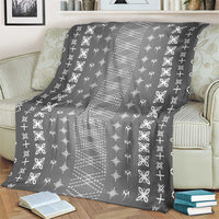 Black Samoa Malu Tattoo Inspired Blanket LT05 - Polynesian Pride