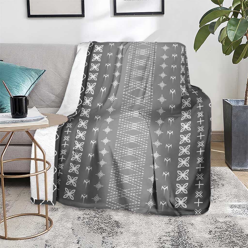 Black Samoa Malu Tattoo Inspired Blanket LT05 - Polynesian Pride