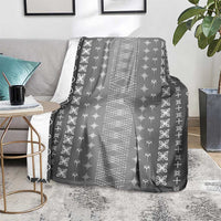 Black Samoa Malu Tattoo Inspired Blanket LT05 - Polynesian Pride