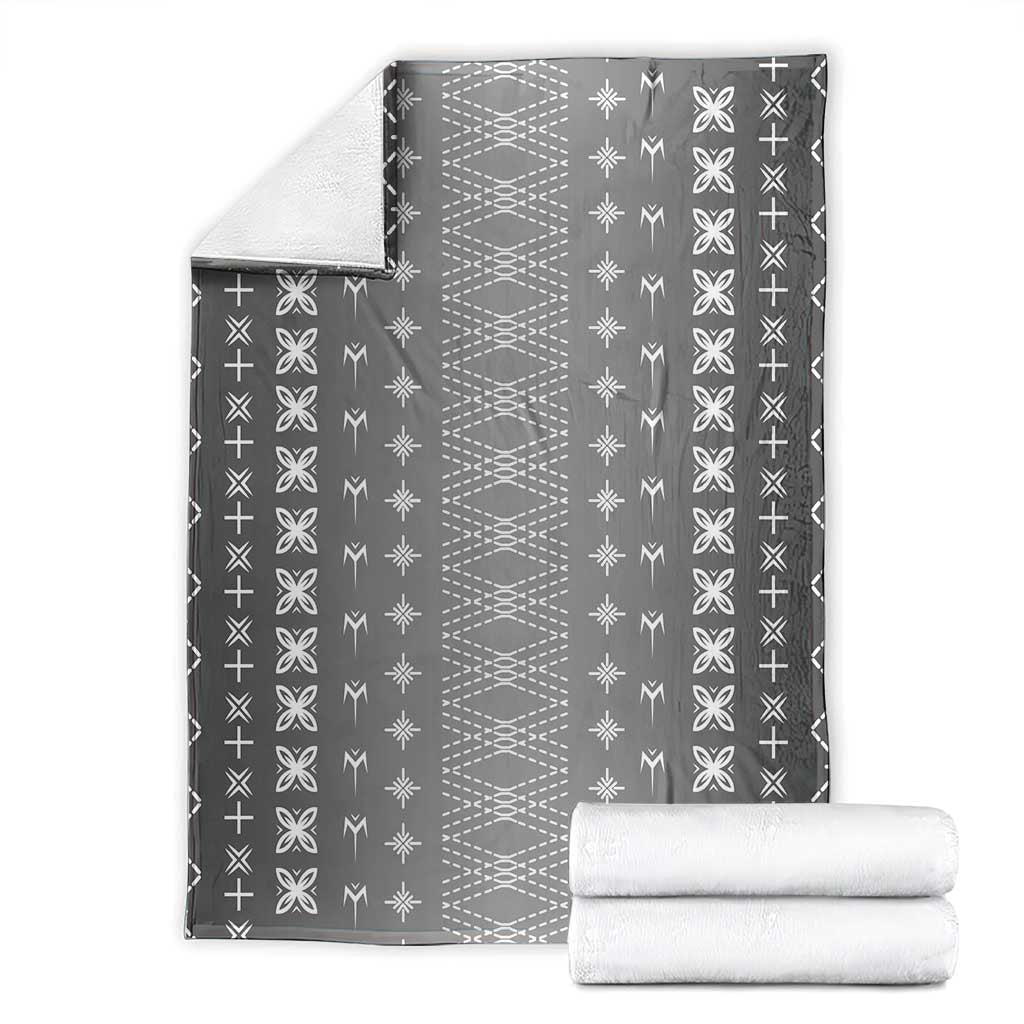 Black Samoa Malu Tattoo Inspired Blanket LT05 - Polynesian Pride