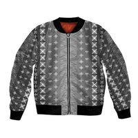 Black Samoa Malu Tattoo Inspired Bomber Jacket LT05 Unisex Black - Polynesian Pride