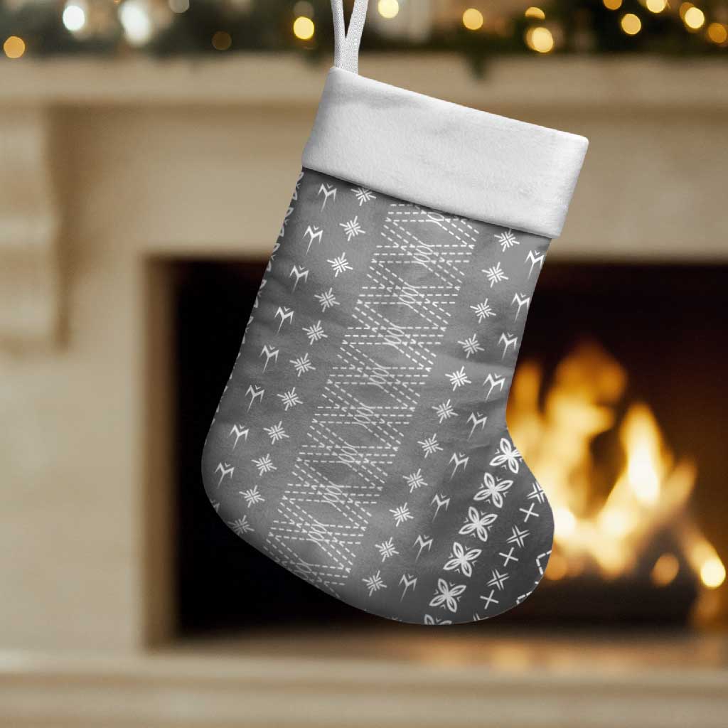 Black Samoa Malu Tattoo Inspired Christmas Stocking LT05 Set of 2 Black - Polynesian Pride