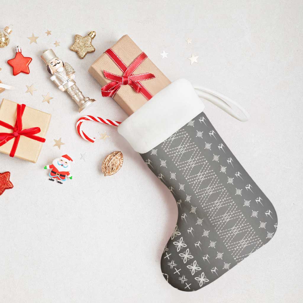 Black Samoa Malu Tattoo Inspired Christmas Stocking LT05 - Polynesian Pride