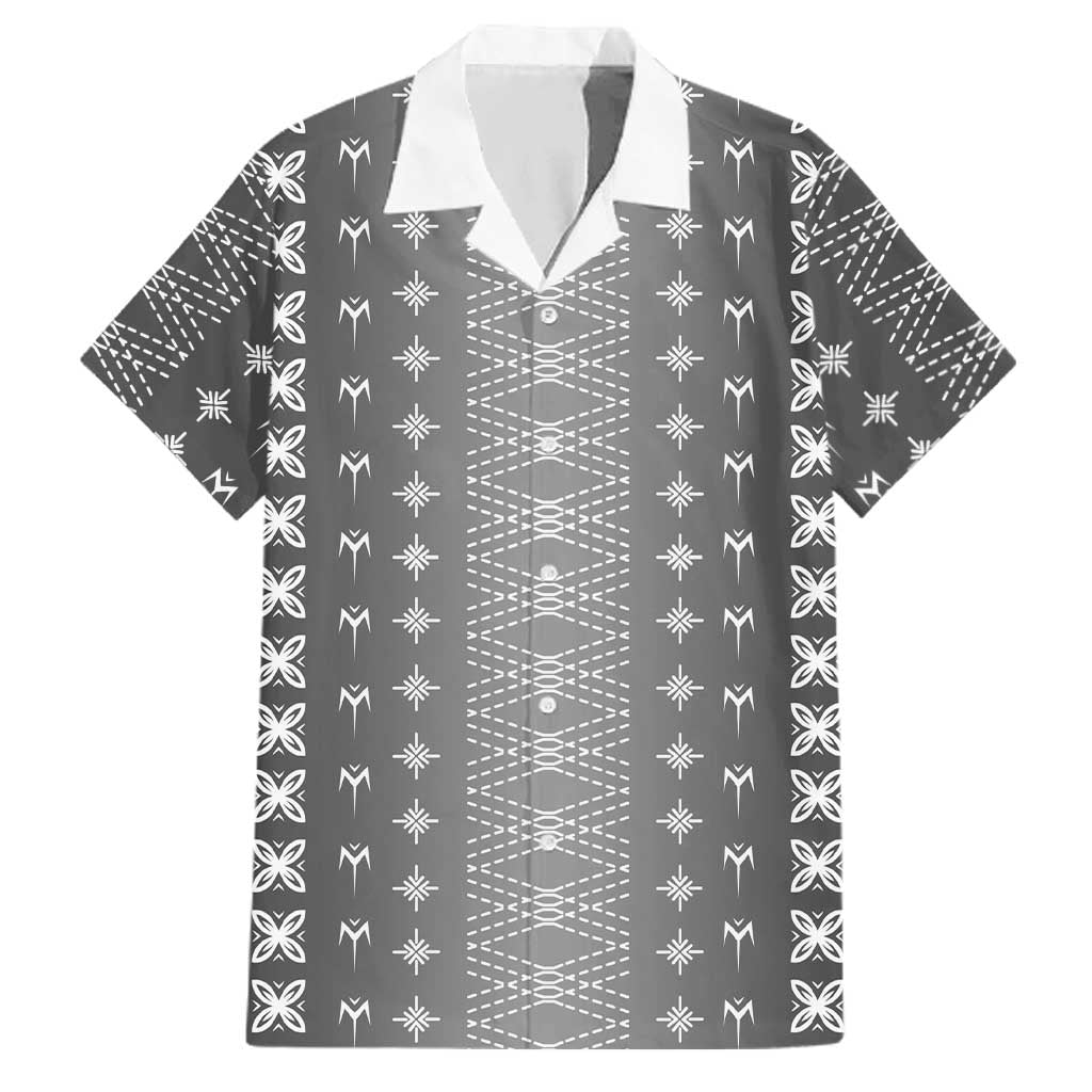 Black Samoa Malu Tattoo Inspired Family Matching Short Sleeve Bodycon Dress and Hawaiian Shirt LT05 Dad's Shirt - Short Sleeve Black - Polynesian Pride