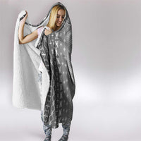 Black Samoa Malu Tattoo Inspired Hooded Blanket - Polynesian Pride