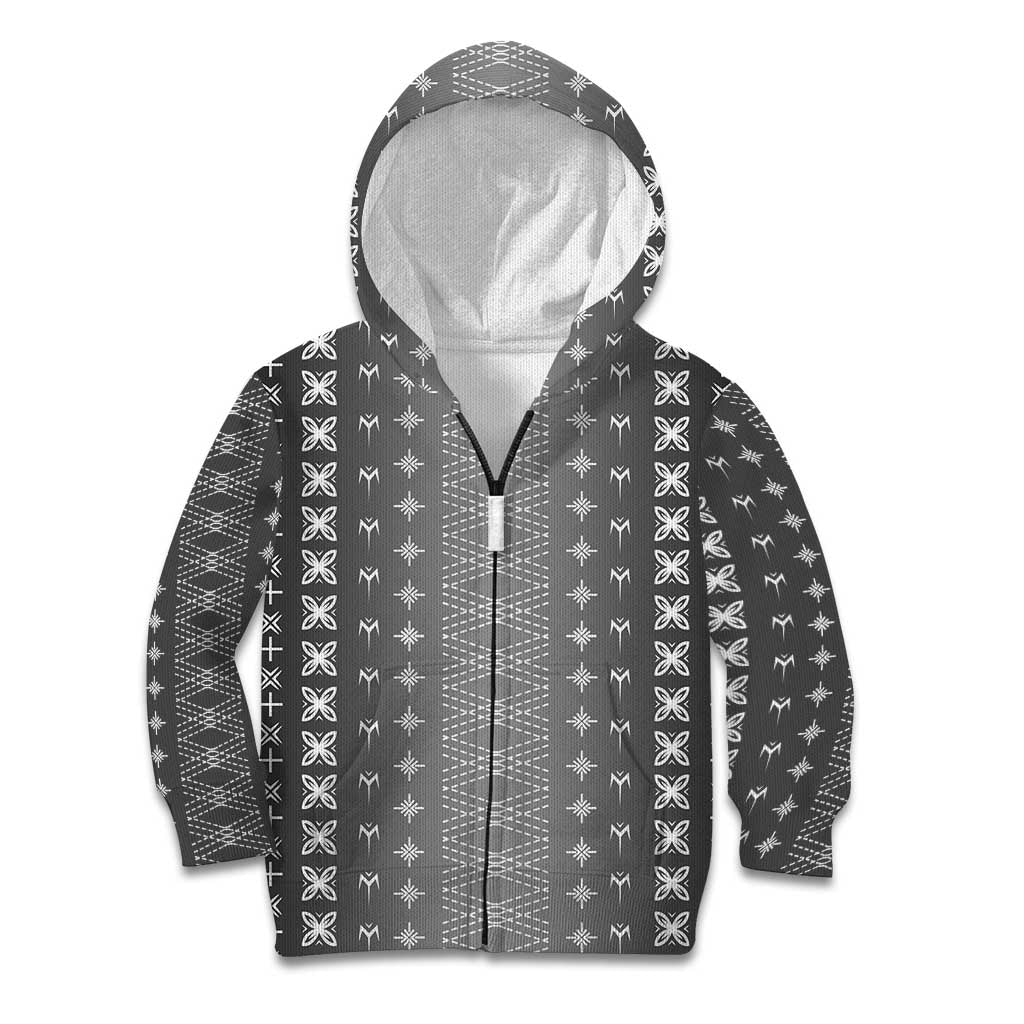 Black Samoa Malu Tattoo Inspired Kid Hoodie - Polynesian Pride