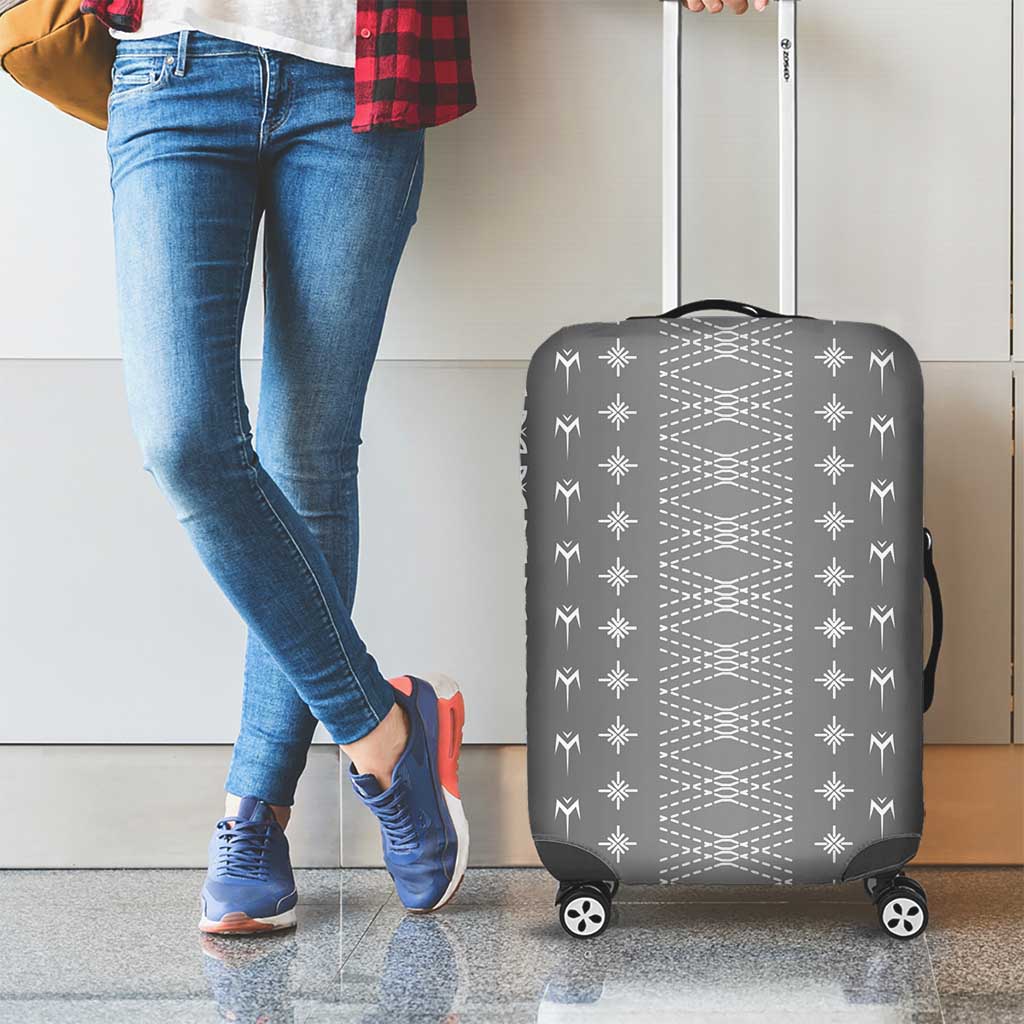 Black Samoa Malu Tattoo Inspired Luggage Cover LT05 - Polynesian Pride