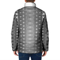 Black Samoa Malu Tattoo Inspired Padded Jacket LT05 - Polynesian Pride
