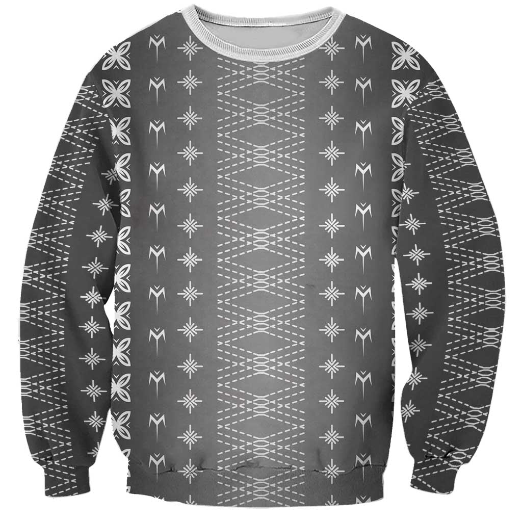 Black Samoa Malu Tattoo Inspired Sweatshirt LT05 Unisex Black - Polynesian Pride