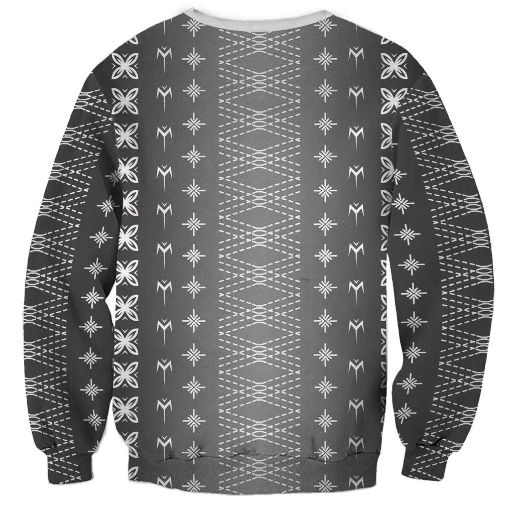 Black Samoa Malu Tattoo Inspired Sweatshirt LT05 - Polynesian Pride