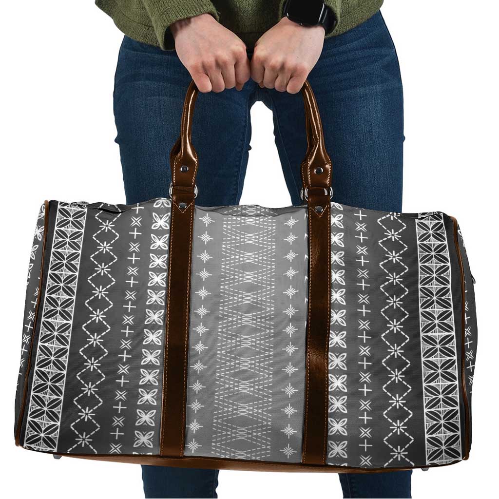 Black Samoa Malu Tattoo Inspired Travel Bag LT05 Black - Polynesian Pride