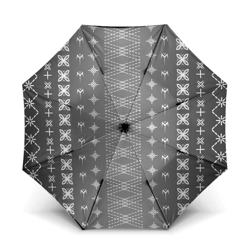 Black Samoa Malu Tattoo Inspired Umbrella - Polynesian Pride