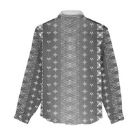Black Samoa Malu Tattoo Inspired Women Casual Shirt LT05 - Polynesian Pride