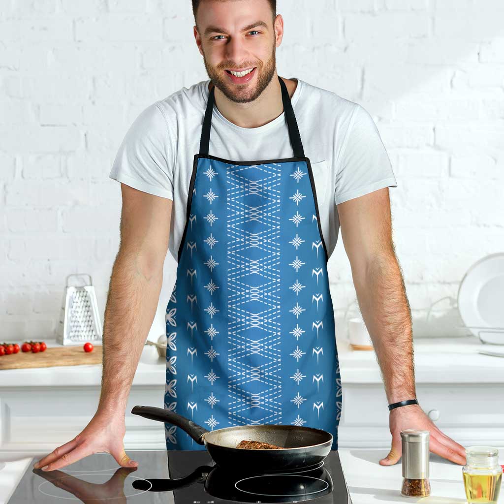 Blue Samoa Malu Tattoo Inspired Apron LT05 - Polynesian Pride