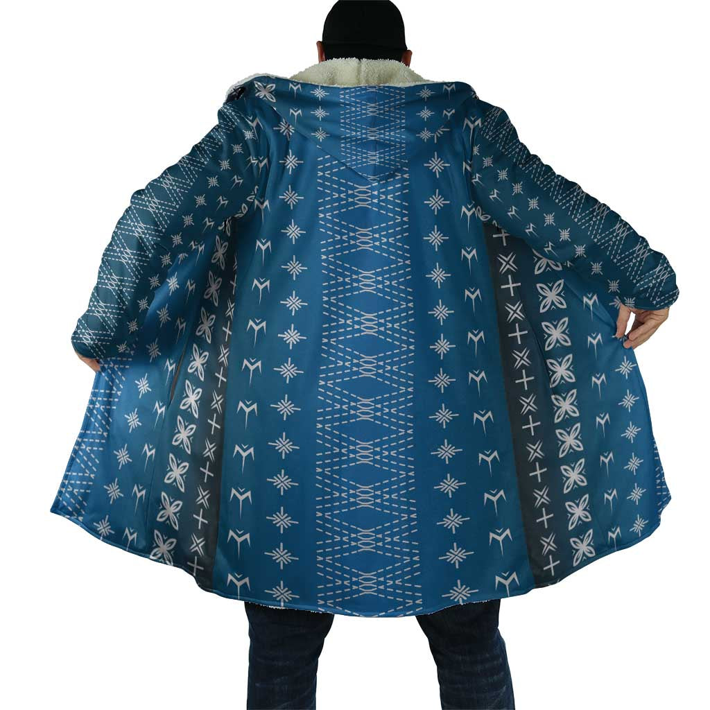 Blue Samoa Malu Tattoo Inspired Cloak LT05 - Polynesian Pride