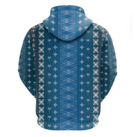 Blue Samoa Malu Tattoo Inspired Hoodie LT05 - Polynesian Pride