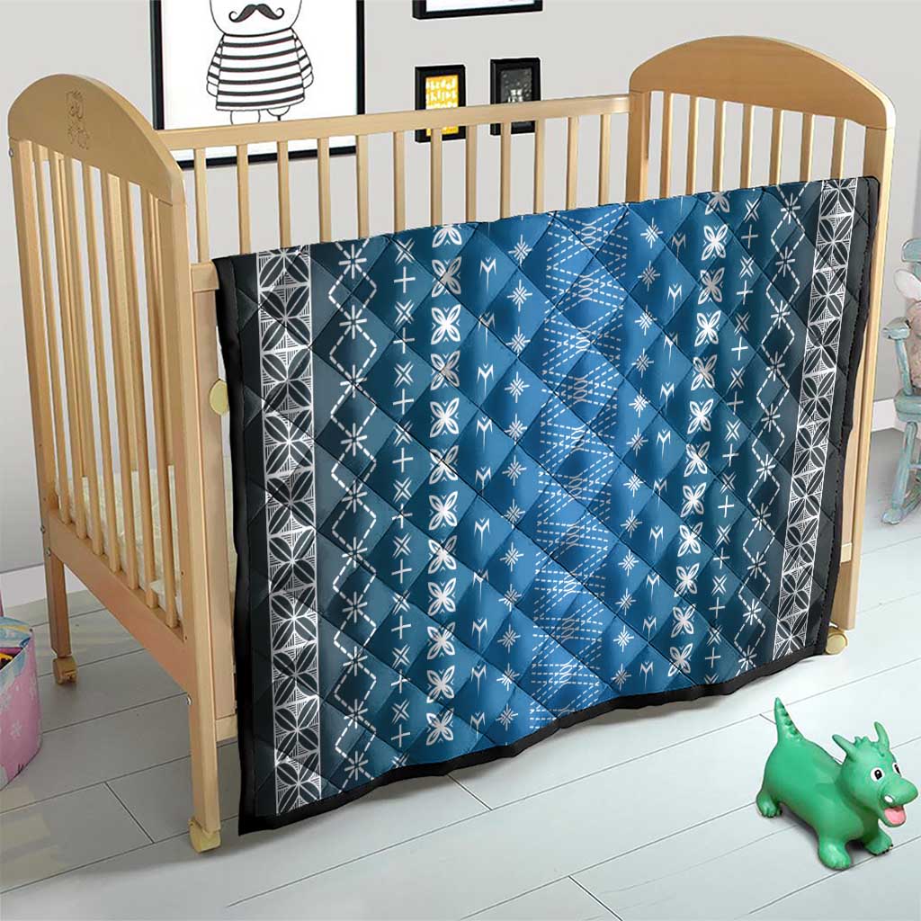 Blue Samoa Malu Tattoo Inspired Quilt LT05 - Polynesian Pride