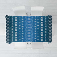Blue Samoa Malu Tattoo Inspired Tablecloth LT05 Blue - Polynesian Pride