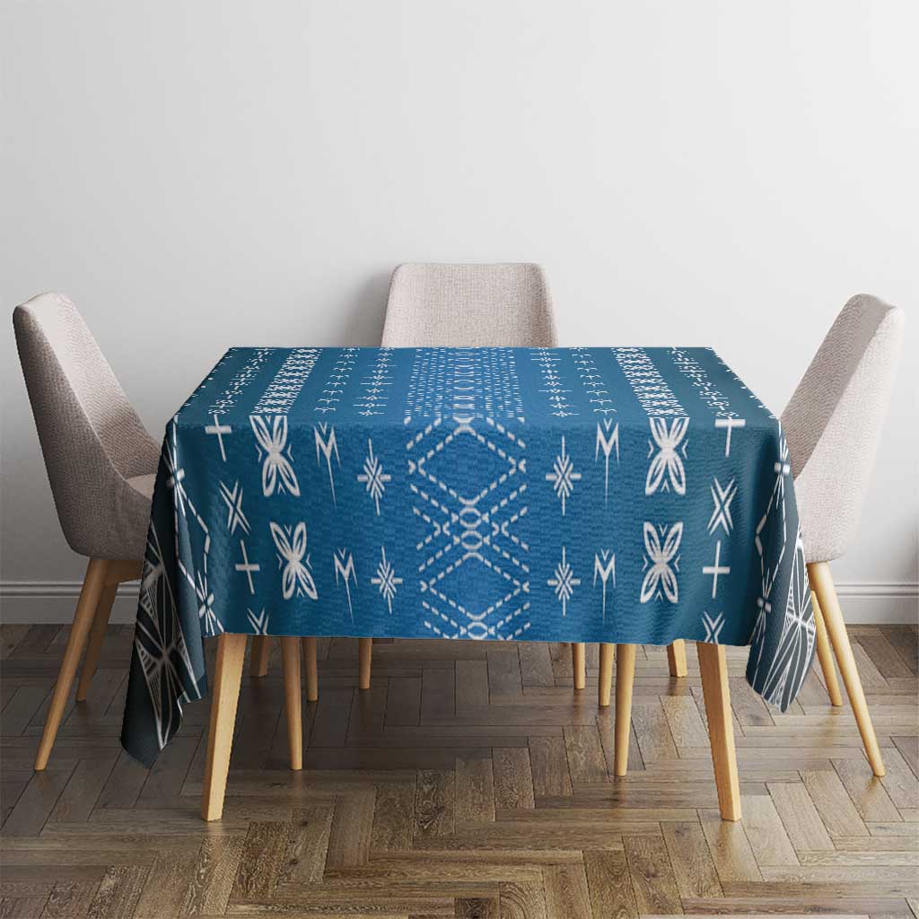 Blue Samoa Malu Tattoo Inspired Tablecloth LT05 - Polynesian Pride