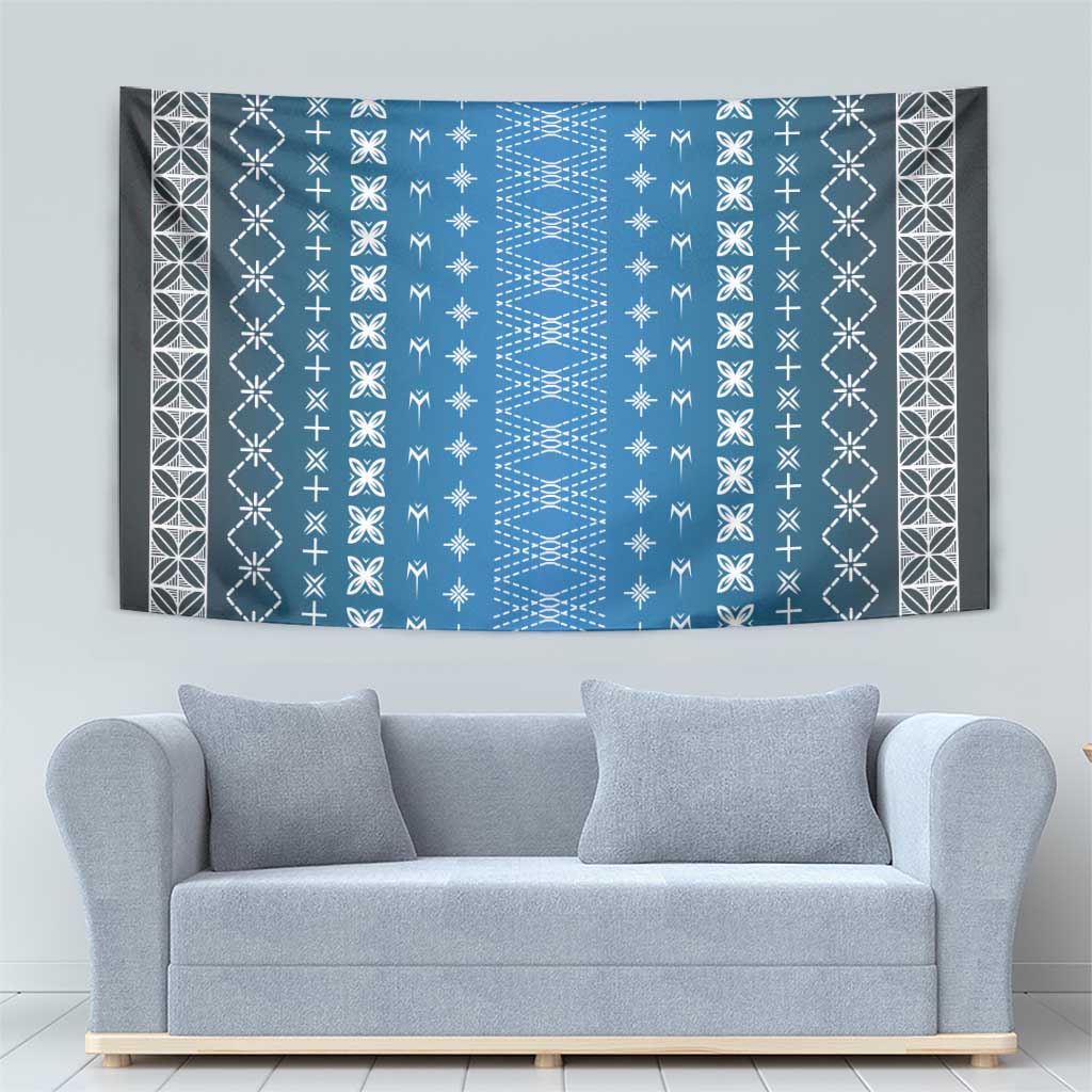 Blue Samoa Malu Tattoo Inspired Tapestry LT05 - Polynesian Pride